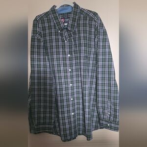 Chaps Green Plaid Men's Shirt